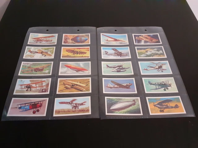 BROOKE BOND-FULL SET- HISTORY OF AVIATION Cards
