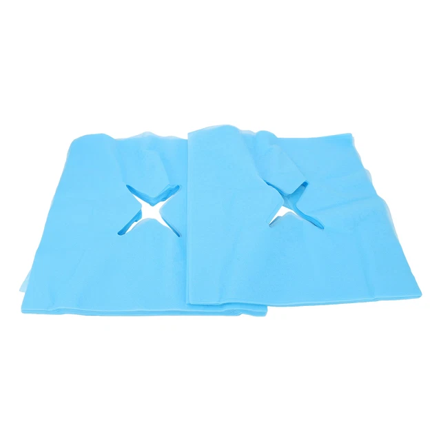 100X Disposable Massage Face CoversXShape Hole Non Woven Breathing Space HG5