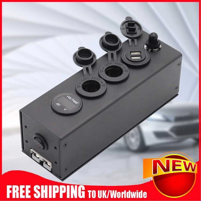 Power Box auto 12/24V Power Bank Controllo Interruttore Caricabatteria Automatico per Auto