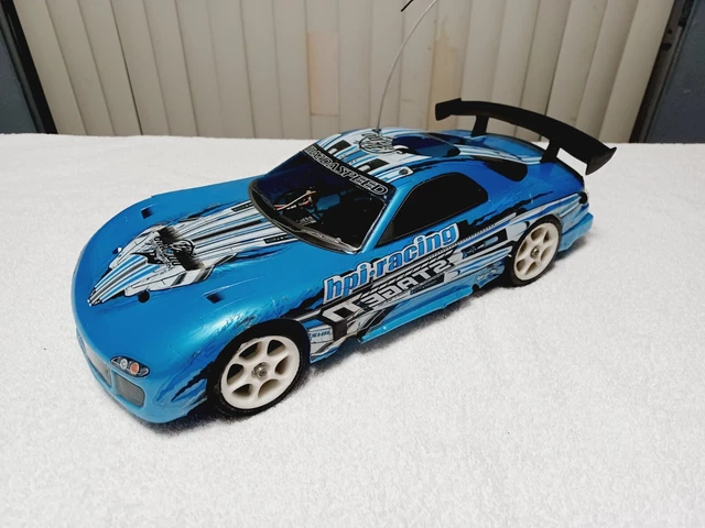 Hpi Rx7 90S HPI RACING Rc 1/10.12 Nitro Rs4 4Wd Voiture De Tourisme Mazda Rx7 2 ...