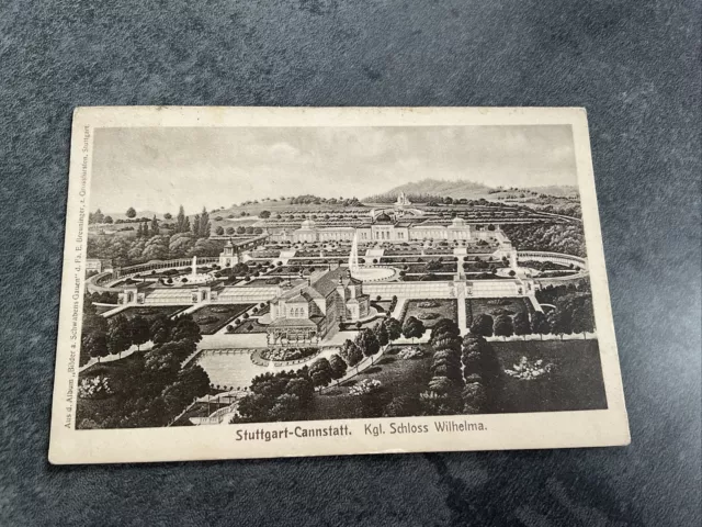 AK Stuttgart Cannstatt Kalt. Schloss Und Wilhelma 1914