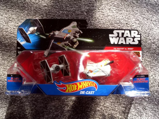 Star Wars : Rebels - Tie Fighter vs Ghost ships - Diecast - Hot Wheels