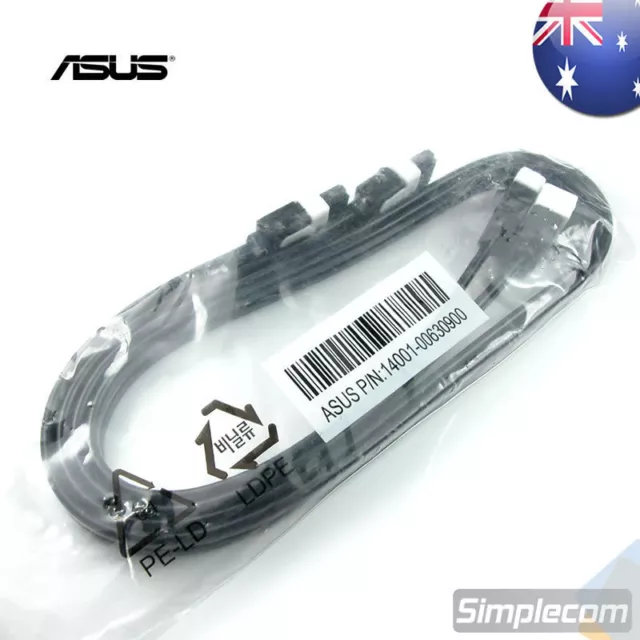 2x ASUS SATA 3 III 3.0 Data Cable 6Gbps for HDD SSD with Angle & Lead Clip 26AWG