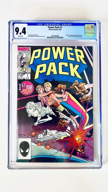 Power Pack #1 CGC 9.4 (1984) First appearances. Fantastic Four, Marvel