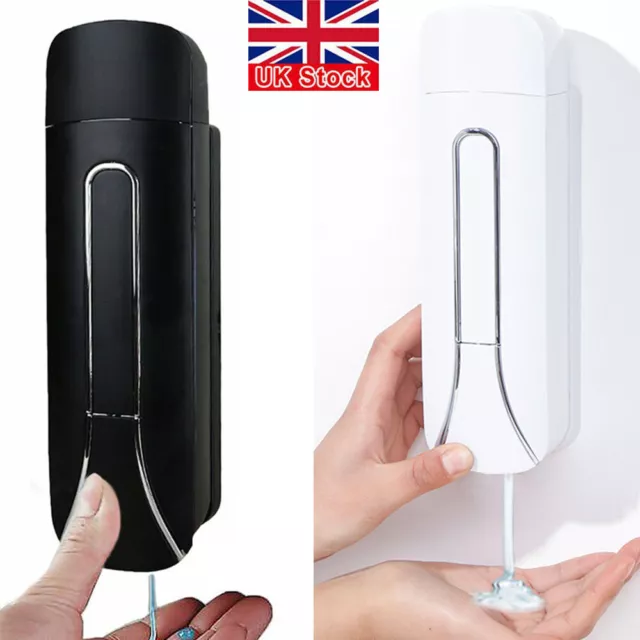 Soap Dispenser Wall Mounted Liquid Bathroom Hand Soap Shower Gel Shampoo 400ML