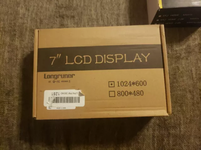 Longruner 7" Pantalla LCD 1024 x 600 Pantalla táctil
