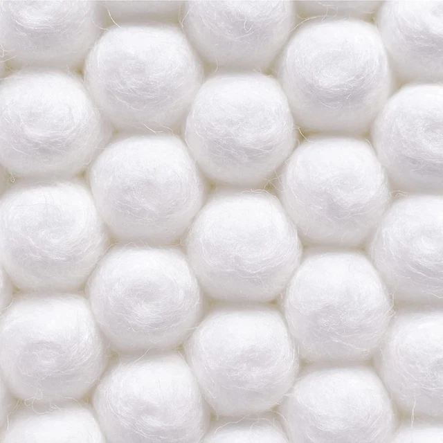 Greoer 200 Pack Cotton Wool Balls Absorbent Super Soft Cotton Balls, Wool Balls