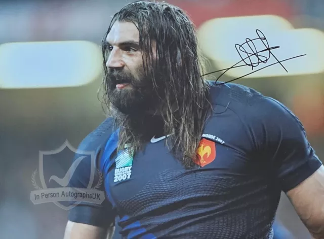 Sebastian Chabel FRANCE RUGBY Signed 16x12 Photo OnlineCOA AFTAL