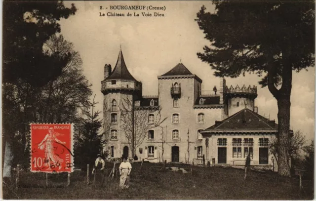 CPA Bourganeuf Le Chateau de La Voie Dieu FRANCE (1050170)