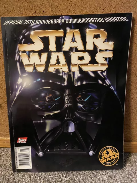 Vintage STAR WARS Official 20th Anniversary Commemorative Magazine TOPPS 1997