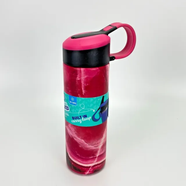 [2-Pack] Paw Patrol 15.5oz Stainless Steel Vector Water Bottle, BPA-free,  Blue/Red