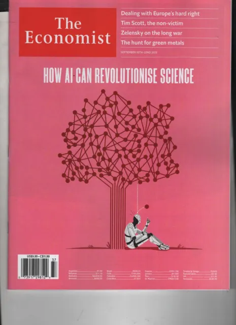 How Ai Can Revolutionise Science The Economist Magazine Sept 16 2023 No Label