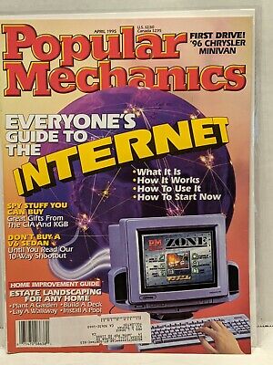 Popular Mechanics Magazine, April 1995 - Everyone's Guide to the Internet