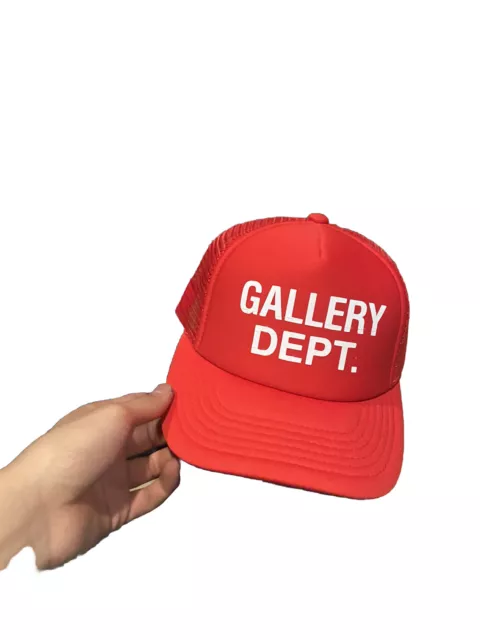 Gallery Dept Trucker Hat Red And White