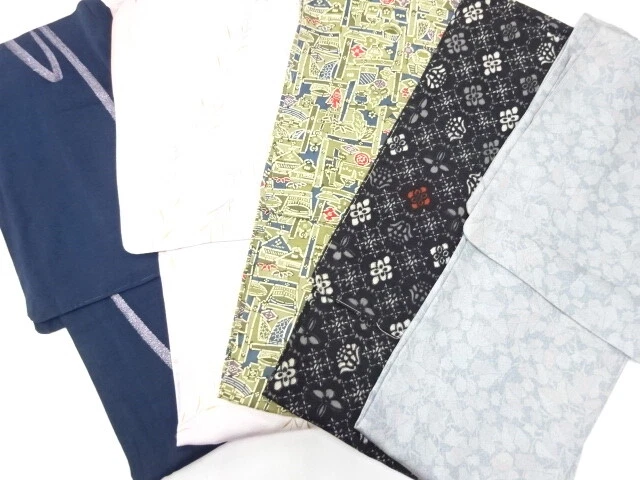 42649# Japanese Kimono / Antique Kimono / Set Of 5