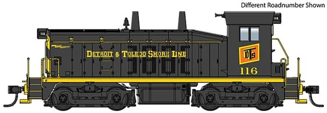 Walthers HO EMD SW7 Detroit & Toledo ShoreLine D&TS #116 DC