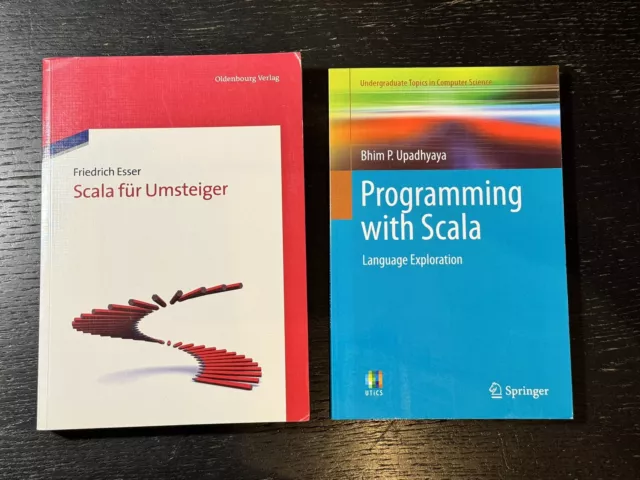 Zwei Bücher Scala Programmierung
