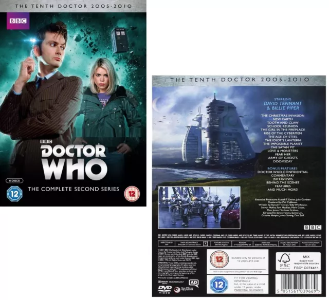 DOCTOR WHO (2023) David Tennant, 60th Anniversary Specials TV Season Eu Rg2  DVD