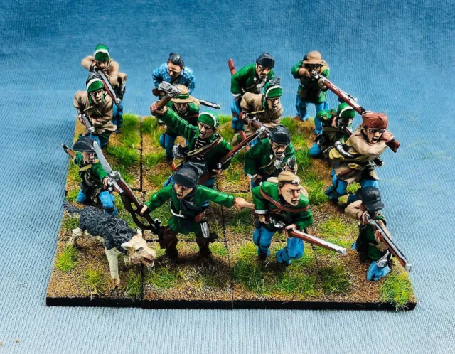 28mm WGS French Indian War Painted 1754-1763  Roger's Rangers