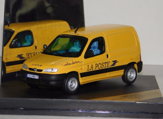 Miniature Vitesse 1/43 – Peugeot Partner Break 1997, Bleu Copernic, Modèle Métal