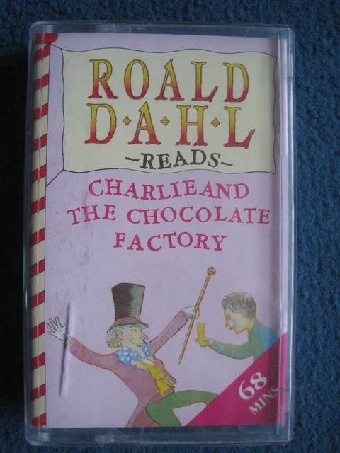 ROALD DAHL READS Charlie and the Chocolate Factory audio book cassette ...