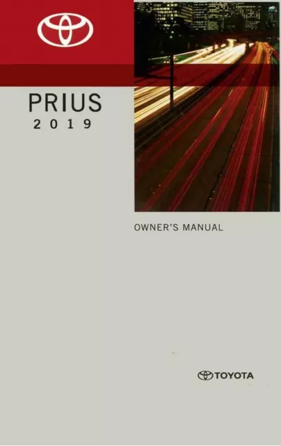 2019 Toyota Prius Owners Manual User Guide