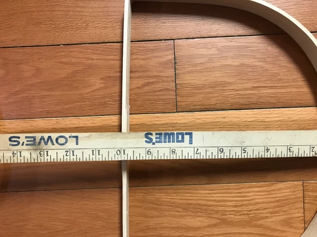 "Suministros de tejido de cesta lote de 5 asas marcos cestas de roble natural ratán de 1" 5