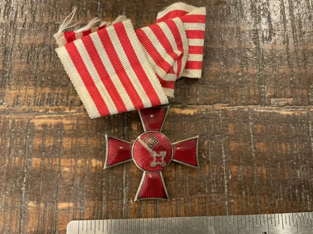 Original Wwi German Hanseatic Cross Of Bremen Medal