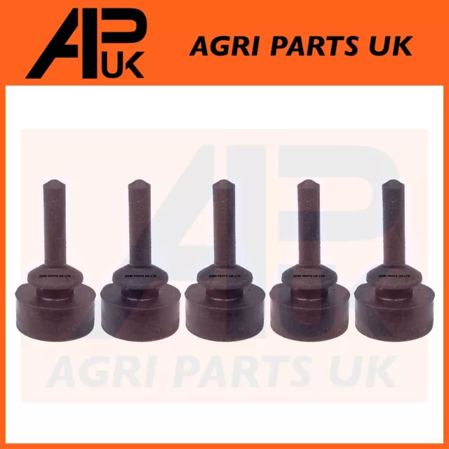 5x Tractor Bonnet Panel Rubber Pad Grommet Bung for Massey Ferguson 565 Tractor