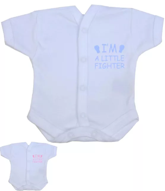 BABYPREM Baby Clothes Premature SCBU Newborn NICU Popper Vest Fighter 1.5-7.5lb