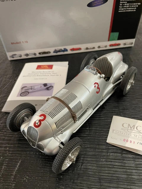1:18 CMC Mercedes W25 GP Eifelrennen 1934 Limited 2000ex Ref