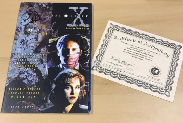 X-Files Trade Paper Back Signed Charles Adlard With Coa!!!!
