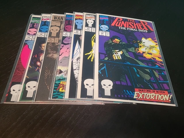 Marvel Comics Punisher #53-59 (1991) The Final Days Complete 7-Part Run