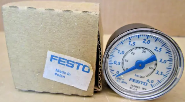 FESTO MAP-40-4-1/8-EN  162842 Manometer Pressure Gauge Series W4   1179OMF