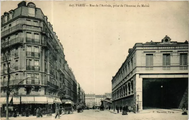 CPA PARIS 15e Rue de l'Arrivee. P. Marmuse Avenue of Maine Socket (479958)