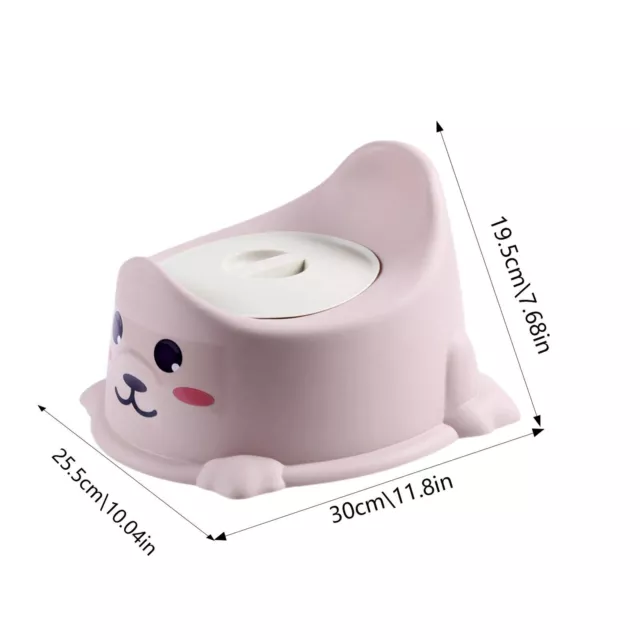 Baby Potty Training with Backrest Portable Pot for Kids Baby Toilet Cute for -h 3