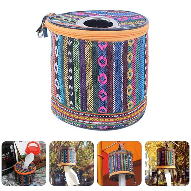 Funda para rollos de papel de camping cubierta colgante toallitas