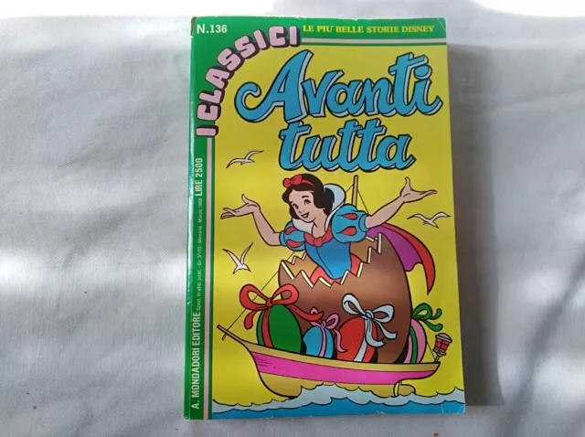 Fumetto Comics I CLASSICI DISNEY n°136 Maggio 1988 AVANTI TUTTA Mondadori