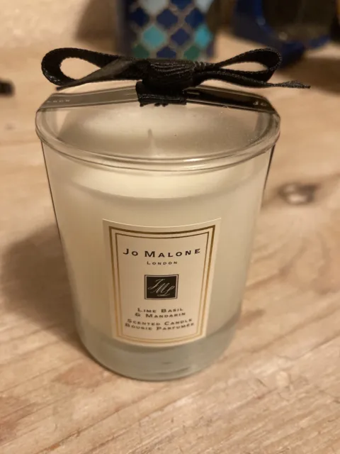 Jo Malone Lime Basil and Mandarin Scented Travel Candle 65g, Brand New & Sealed