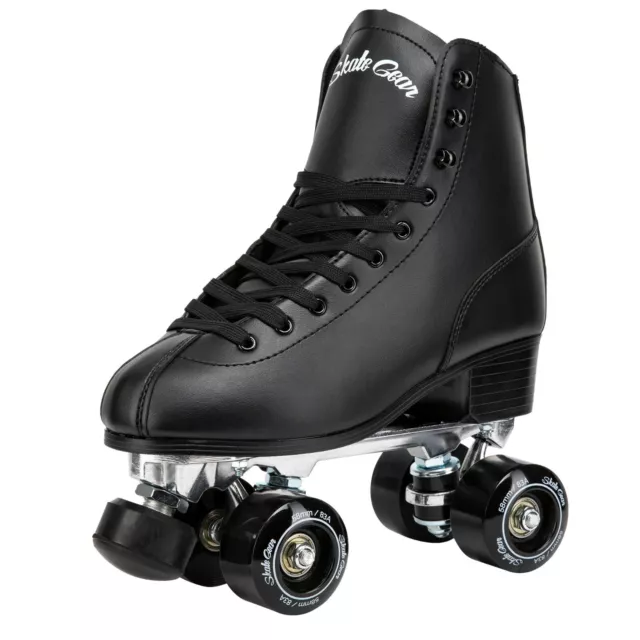 Skate Gear Retro Quad Roller Skates with Structured Boot