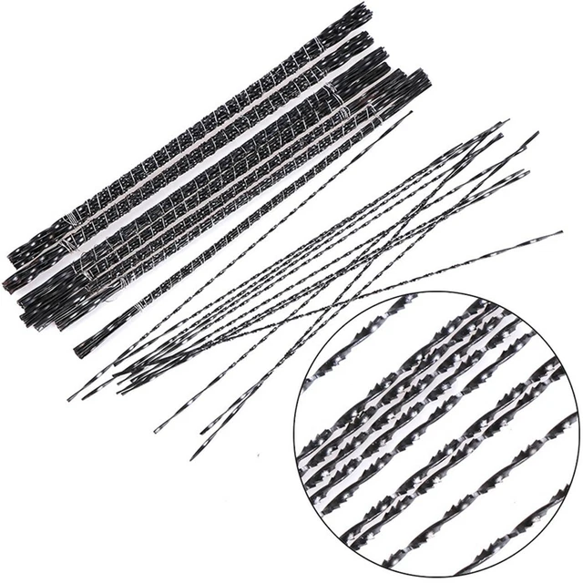 Home Scroll Saw Blade Spiral Jig 12pcs/set For Cutting Metal/wood/plastic