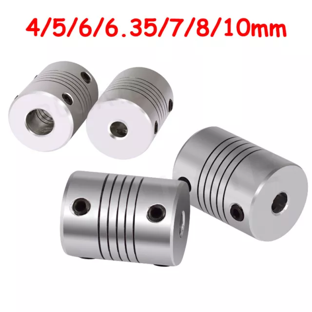 Accoppiatore albero flessibile motore passo-passo stampante 3D CNC 3/4/5/6,35/7/8/10 mm