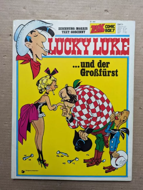 Lucky Luke Zack Comic Box Band 7 Z1+  Originalausgabe und der Großfürst
