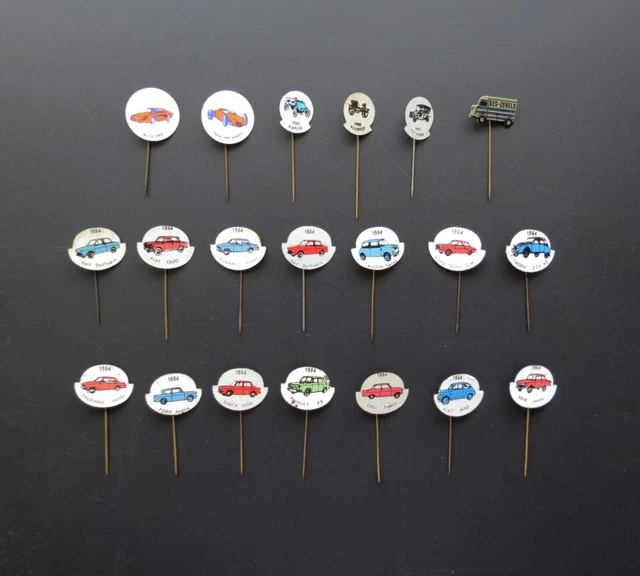 VINTAGE 1960S MOTOR Vehicle Stick Pin Badges Sold Individually £8.00