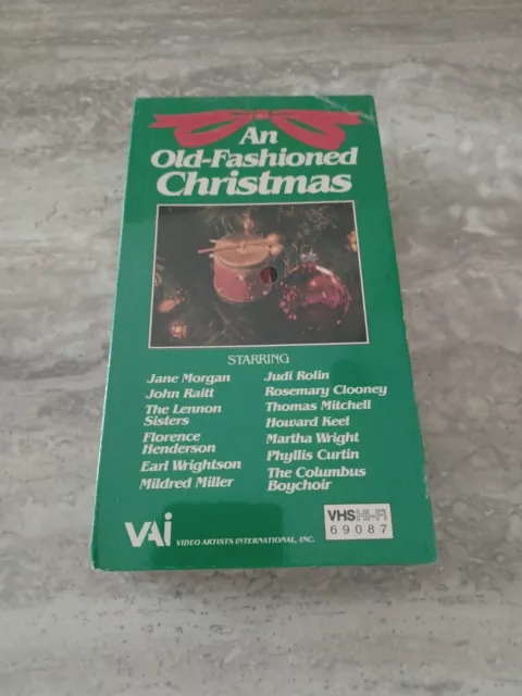 Factory Sealed, Brand New VHS, An Old Fashioned Christmas, VAI