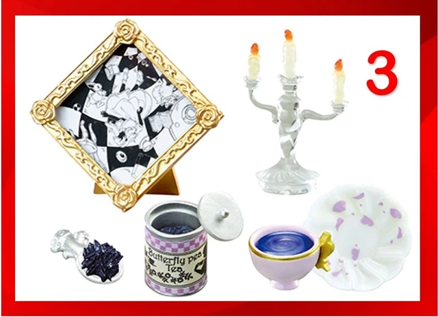 Re-ment Miniature Tableware alice in Wonderland Tea Party Rement 900yen A3