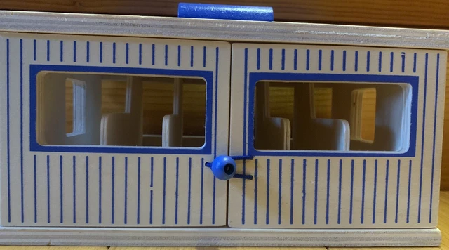 Breyer Farms Wooden Horse Stable Playset Blue Carrying Case Only
