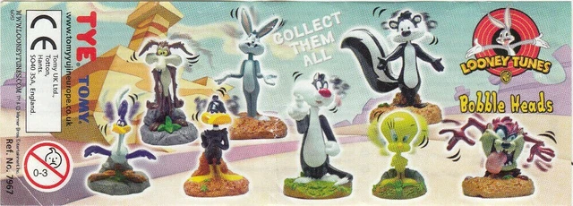 Set 8 Figurine Looney Tunes Bobble Heads Série TOMY gashapon Aussi Pour Gâteau
