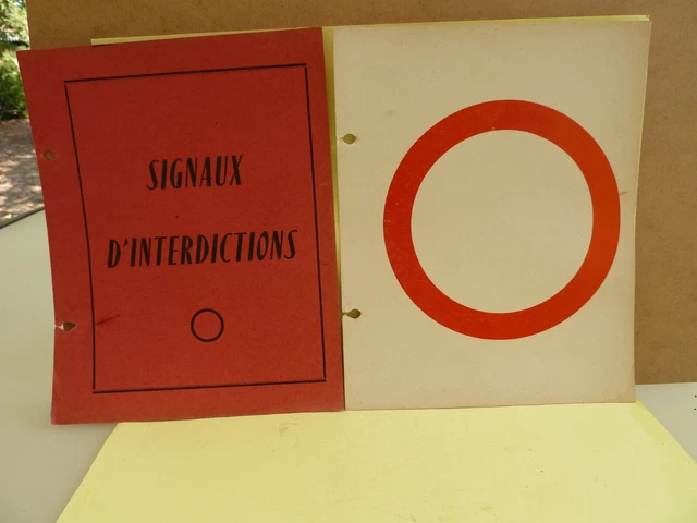 ANCIENNE FICHE SCOLAIRE Du Code De La Route EUR 3,00 - PicClick FR