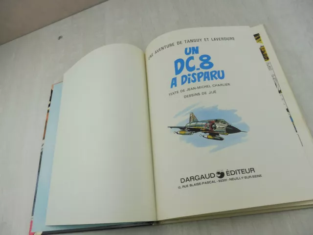 Ancienne BD, Tanguy et Laverdure, un DC-8 a disparu, 1973 3